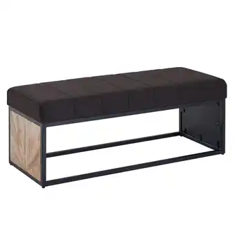 Netto Marken-Discount KADIMA DESIGN Vintage-Sitzbank, Retro-Look, Metallgestell, Rillenmuster, Platzsparend Angebot