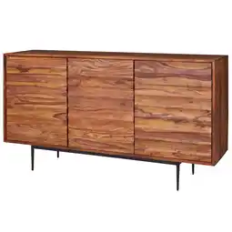 Netto Marken-Discount KADIMA DESIGN Charmantes Sheesham Sideboard, 150 cm Breit, 3 Türen, Ideal für moderne Wohnräume Angebot