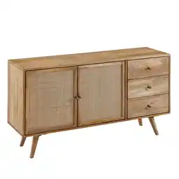 Netto Marken-Discount KADIMA DESIGN Mangoholz Sideboard, Unique Design, Stabile Konstruktion, Großer Stauraum Angebot
