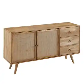 Netto Marken-Discount KADIMA DESIGN Mangoholz Sideboard, Unique Design, Stabile Konstruktion, Großer Stauraum Angebot