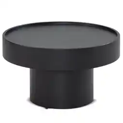 Netto Marken-Discount KADIMA DESIGN Couchtisch Schwarz, 60x60x36 cm Metall, Einzigartiges Pilz-Design Angebot