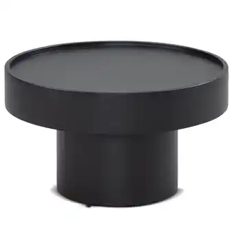 Netto Marken-Discount KADIMA DESIGN Couchtisch Schwarz, 60x60x36 cm Metall, Einzigartiges Pilz-Design Angebot