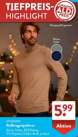 Aldi Süd UP2FASHION Rollkragenpullover Angebot