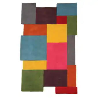 Netto Marken-Discount Handgetufteter Wollteppich Thames Eva - Geometrisch & Modern. Farbe: Multi, 200x290 cm Kadima Design Angebot
