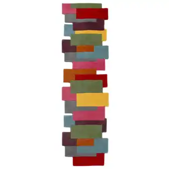 Netto Marken-Discount Handgetufteter Wollteppich Thames Eva - Geometrisch & Modern. Farbe: Multi, 60x230 cm Kadima Design Angebot