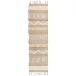 Netto Marken-Discount Handgewebter Naturteppich in Skandi-Tönen Wharfe. Farbe: Braun-Beige, 60x230 cm Kadima Design Angebot