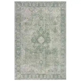 Netto Marken-Discount Vielseitiger Vintage Teppich Coquet Tara. Farbe: Grün, 120x170 cm Kadima Design Angebot