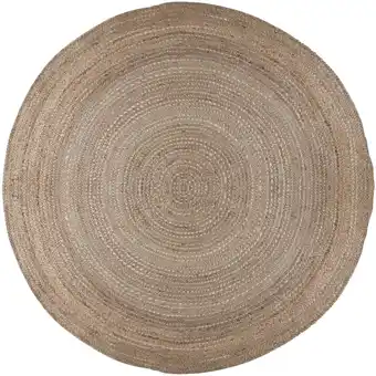 Netto Marken-Discount Handgewebter Jute-Teppich in Naturtönen Eden. Farbe: Braun, 180x180 cm Kadima Design Angebot