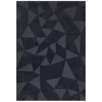 Netto Marken-Discount Luxus-Wollteppich mit Geometrischem Muster - Deben Troy . Farbe: Anthrazit, 160x230 cm Kadima Design Angebot