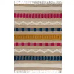 Netto Marken-Discount Handgewebter Naturteppich in Skandi-Tönen Wharfe. Farbe: Multi, 120x170 cm Kadima Design Angebot