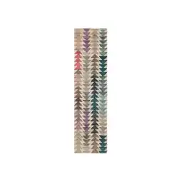 Netto Marken-Discount Wolle-Teppich mit Hoch-Tief-Effekt für Tiefe im Design, Esk Jack. 60x230 cm Kadima Design Angebot