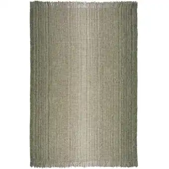 Netto Marken-Discount Luxus Handgewebter Teppich - Jute & Wolle Mix - Weaver. Farbe: Grün, 200x290 cm Kadima Design Angebot