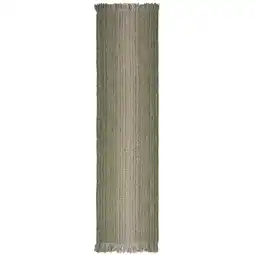 Netto Marken-Discount Luxus Handgewebter Teppich - Jute & Wolle Mix - Weaver. Farbe: Grün, 60x230 cm Kadima Design Angebot