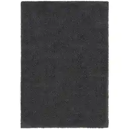 Netto Marken-Discount Strapazierfähiger & Kuscheliger Hochflor-Teppich Lyne. Farbe: Anthrazit, 140x200 cm Kadima Design Angebot