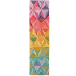 Netto Marken-Discount Luxus-Handgetufteter Wollteppich Derwent Tilly Multi-Farben. 60x230 cm Kadima Design Angebot