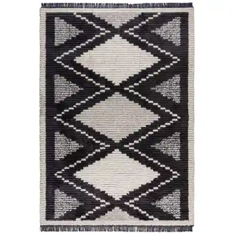 Netto Marken-Discount Eleganter Swale Tess Teppich mit Quasten & Textur - 160x230 cm Kadima Design Angebot