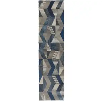 Netto Marken-Discount Stilvoller Esk Luke Teppich in Kühlen Tönen für Moderne Einrichtungen. 60x230 cm Kadima Design Angebot