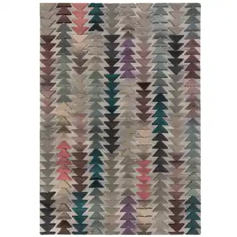 Netto Marken-Discount Wolle-Teppich mit Hoch-Tief-Effekt für Tiefe im Design, Esk Jack. 200x290 cm Kadima Design Angebot