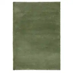 Netto Marken-Discount Strapazierfähiger & Kuscheliger Hochflor-Teppich Lyne. Farbe: Grün, 120x170 cm Kadima Design Angebot