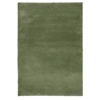 Netto Marken-Discount Strapazierfähiger & Kuscheliger Hochflor-Teppich Lyne. Farbe: Grün, 120x170 cm Kadima Design Angebot