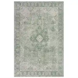 Netto Marken-Discount Vielseitiger Vintage Teppich Coquet Tara. Farbe: Grün, 200x290 cm Kadima Design Angebot
