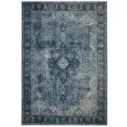 Netto Marken-Discount Vielseitiger Vintage Teppich Coquet Tara. Farbe: Blau, 200x290 cm Kadima Design Angebot