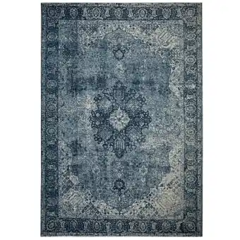 Netto Marken-Discount Vielseitiger Vintage Teppich Coquet Tara. Farbe: Blau, 200x290 cm Kadima Design Angebot