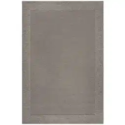 Netto Marken-Discount Exklusiver Wohnzimmerteppich Calder, Wolle-Polyester-Mix, Farbe: Grau, 120x170 cm Kadima Design Angebot