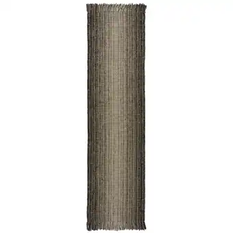 Netto Marken-Discount Luxus Handgewebter Teppich - Jute & Wolle Mix - Weaver. Farbe: Grau, 60x230 cm Kadima Design Angebot