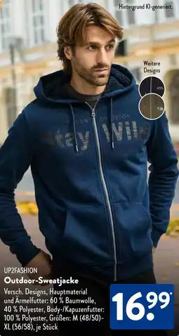 Aldi Süd UP2FASHION Outdoor-Sweatjacke Angebot