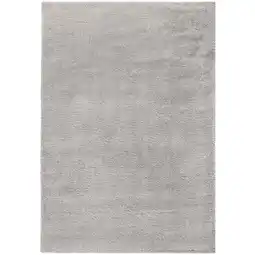 Netto Marken-Discount Strapazierfähiger & Kuscheliger Hochflor-Teppich Lyne. Farbe: Grau, 160x230 cm Kadima Design Angebot