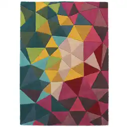 Netto Marken-Discount Farbenfroher Designer-Teppich in Wolle, Derwent Brooke. 60x230 cm Kadima Design Angebot