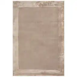 Netto Marken-Discount Wohnteppich Woll-Viskose-Einfassung 200x290 cm Beige Handgefertigt Robust und stilvoll KADIMA DESIGN Angebot