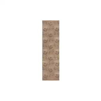 Netto Marken-Discount Juteteppich mit floralem Muster, handgewebt, naturfarben - Jed. 60x230 cm Kadima Design Angebot