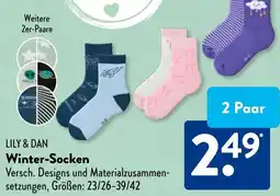 Aldi Süd LILY & DAN Winter-Socken Angebot