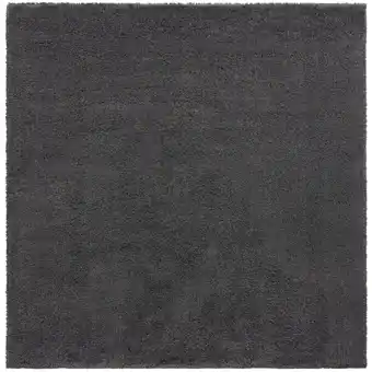 Netto Marken-Discount Strapazierfähiger & Kuscheliger Hochflor-Teppich Lyne. Farbe: Anthrazit, 200x200 cm Kadima Design Angebot