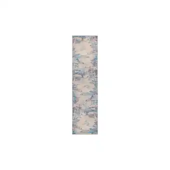 Netto Marken-Discount Maschinenwaschbarer bunter Teppich aus recycelten Fasern - Cray Serie. 60x230 cm Kadima Design Angebot