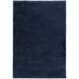 Netto Marken-Discount Strapazierfähiger & Kuscheliger Hochflor-Teppich Lyne. Farbe: Blau, 80x150 cm Kadima Design Angebot