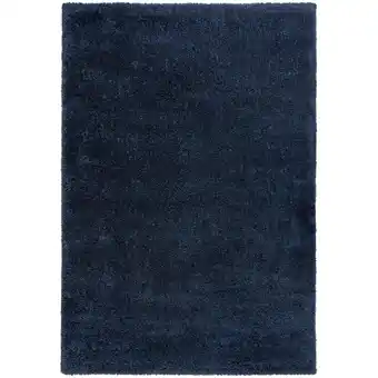 Netto Marken-Discount Strapazierfähiger & Kuscheliger Hochflor-Teppich Lyne. Farbe: Blau, 80x150 cm Kadima Design Angebot