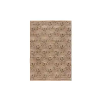 Netto Marken-Discount Juteteppich mit floralem Muster, handgewebt, naturfarben - Jed. 120x170 cm Kadima Design Angebot