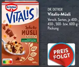 Aldi Süd DR. OETKER Vitalis-Müsli Angebot