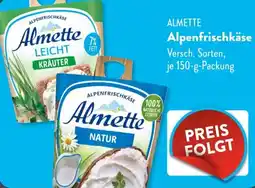 Aldi Süd ALMETTE Alpenfrischkäse Angebot