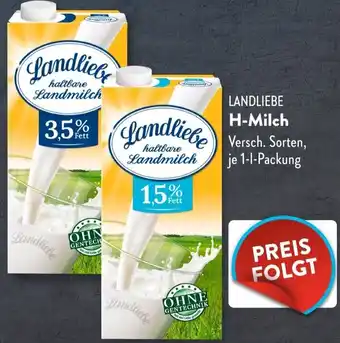 Aldi Süd LANDLIEBE H-Milch Angebot