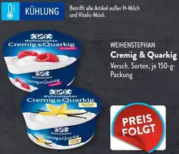 Aldi Süd WEIHENSTEPHAN Cremig & Quarkig Angebot