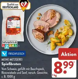 Aldi Süd MEINE METZGEREI Spießbraten Angebot