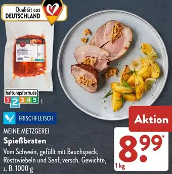 Aldi Süd MEINE METZGEREI Spießbraten Angebot