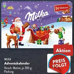 Aldi Süd MILKA Adventskalender Angebot