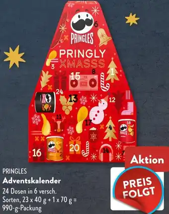 Aldi Süd PRINGLES Adventskalender Angebot