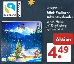 Aldi Süd MOSER ROTH Mini-Pralinen Adventskalender Angebot