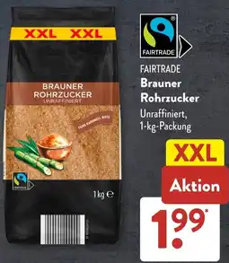 Aldi Süd FAIRTRADE Brauner Rohrzucker Angebot